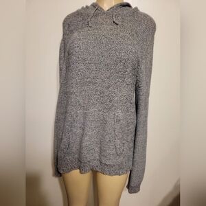 AEROPOSTALE GREY Sweater Pockets Medium Soft Oversized Cozy Winter